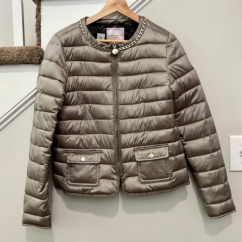 FONTANA • Beige Puffer Jacket